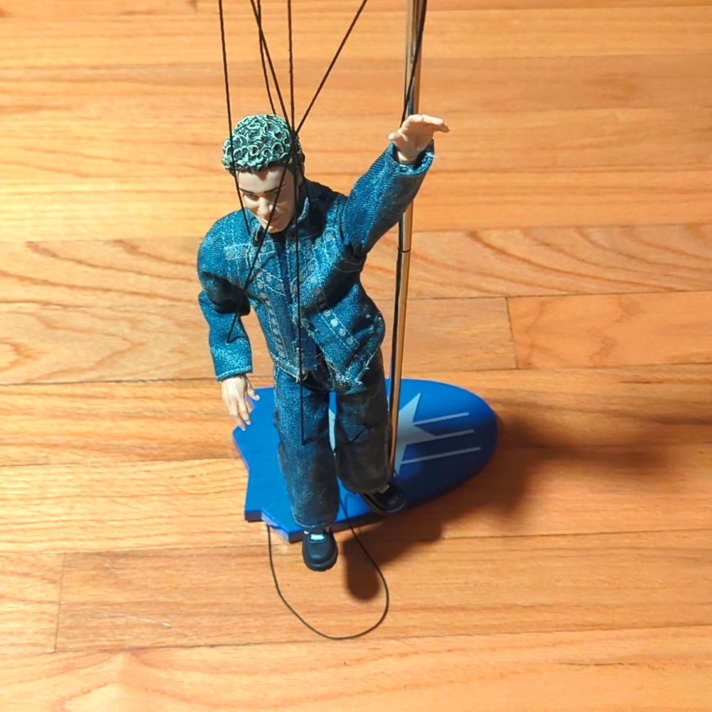 Vintage Justin Timberlake N' SYNC Puppet Living Toyz Marionette Its gonna be Me